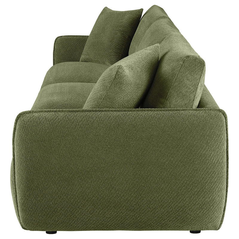  Coaster Furniture Elysia 551895-SOFA Chenille Upholstered Modular Lounge Sofa - Green IMAGE 5
