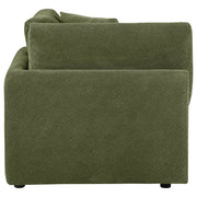 Coaster Furniture Elysia 551896 Chenille Upholstered Modular Corner Chair - Green IMAGE 5