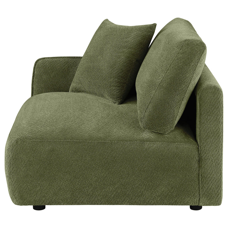  Coaster Furniture Elysia 551898LAF Chenille Upholstered Modular LAF Chair - Green IMAGE 1