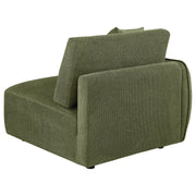  Coaster Furniture Elysia 551898LAF Chenille Upholstered Modular LAF Chair - Green IMAGE 3