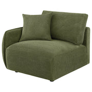 Coaster Furniture Elysia 551898LAF Chenille Upholstered Modular LAF Chair - Green IMAGE 9