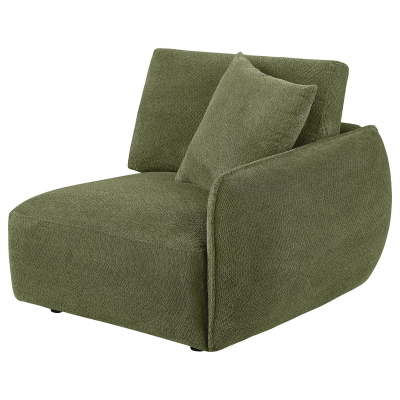  Coaster Furniture Elysia 551898RAF Chenille Upholstered Modular RAF Chair - Green IMAGE 8