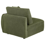  Coaster Furniture Elysia 551898RAF Chenille Upholstered Modular RAF Chair - Green IMAGE 9