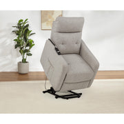  Coaster Furniture Dayes 600131P Upholstered Power Lift Recliner Chair - Taupe IMAGE 12