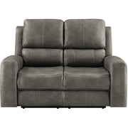  Coaster Furniture Brickston 603432PPP Triple Power Reclining Loveseat - Charcoal IMAGE 5