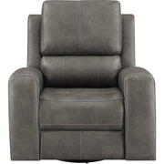  Coaster Furniture Brickston 603433PPP Triple Power Swivel Glider Recliner - Charcoal IMAGE 5