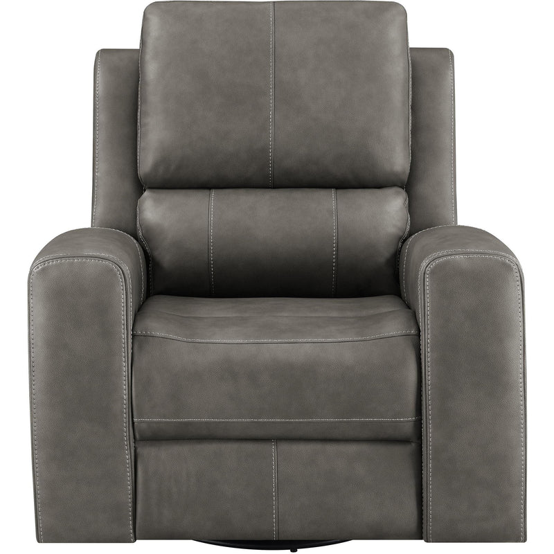  Coaster Furniture Brickston 603433PPP Triple Power Swivel Glider Recliner - Charcoal IMAGE 5
