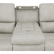  Coaster Furniture Brickston 603434PPP Triple Power Reclining Sofa - Grey IMAGE 8
