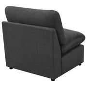  Coaster Furniture Collins 609530AC Modular Armless Chair - Dark Grey IMAGE 8