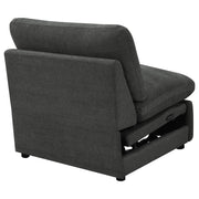  Coaster Furniture Collins 609530ARP Modular Power Armless Recliner - Dark Grey IMAGE 10