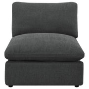  Coaster Furniture Collins 609530ARP Modular Power Armless Recliner - Dark Grey IMAGE 8