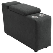  Coaster Furniture Collins 609530CON Upholstered Modular Storage Console - Dark Grey IMAGE 13