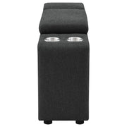  Coaster Furniture Collins 609530CON Upholstered Modular Storage Console - Dark Grey IMAGE 14