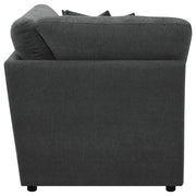  Coaster Furniture Collins 609530CRN Modular Corner Chair - Dark Grey IMAGE 8