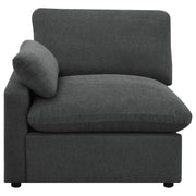  Coaster Furniture Collins 609530LRP Modular LAF Power Recliner - Dark Grey IMAGE 8