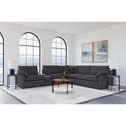  Coaster Furniture Collins 609530P-SET 6-piece Modular Power Reclining Sectional - Dark Grey IMAGE 1