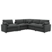  Coaster Furniture Collins 609530P-SET 6-piece Modular Power Reclining Sectional - Dark Grey IMAGE 7
