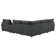  Coaster Furniture Collins 609530P-SET 6-piece Modular Power Reclining Sectional - Dark Grey IMAGE 8