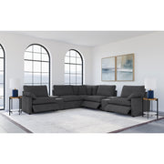  Coaster Furniture Collins 609530P-SETA 7-piece Modular Power Reclining Sectional - Dark Grey IMAGE 6