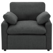  Coaster Furniture Collins 609533P Upholstered Power Recliner Chair - Dark Grey IMAGE 15