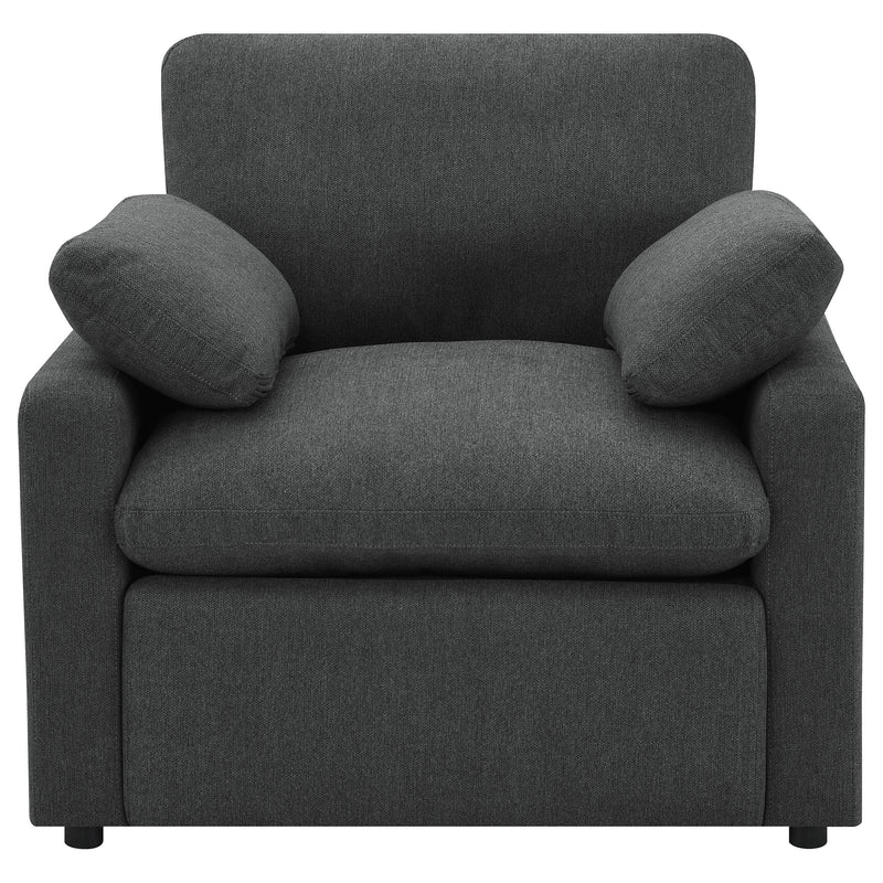  Coaster Furniture Collins 609533P Upholstered Power Recliner Chair - Dark Grey IMAGE 15