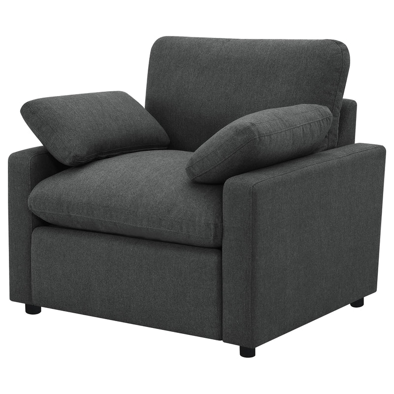 Coaster Furniture Collins 609533P Upholstered Power Recliner Chair - Dark Grey IMAGE 17