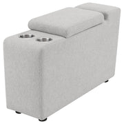  Coaster Furniture Collins 609560CON Upholstered Modular Storage Console - Grey IMAGE 10