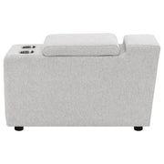  Coaster Furniture Collins 609560CON Upholstered Modular Storage Console - Grey IMAGE 8
