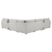  Coaster Furniture Collins 609560P-SETA 7-piece Modular Power Reclining Sectional - Grey IMAGE 4