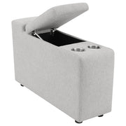  Coaster Furniture Collins 609561PT 5-Piece Power Reclining Home Theater Seating - Grey IMAGE 11
