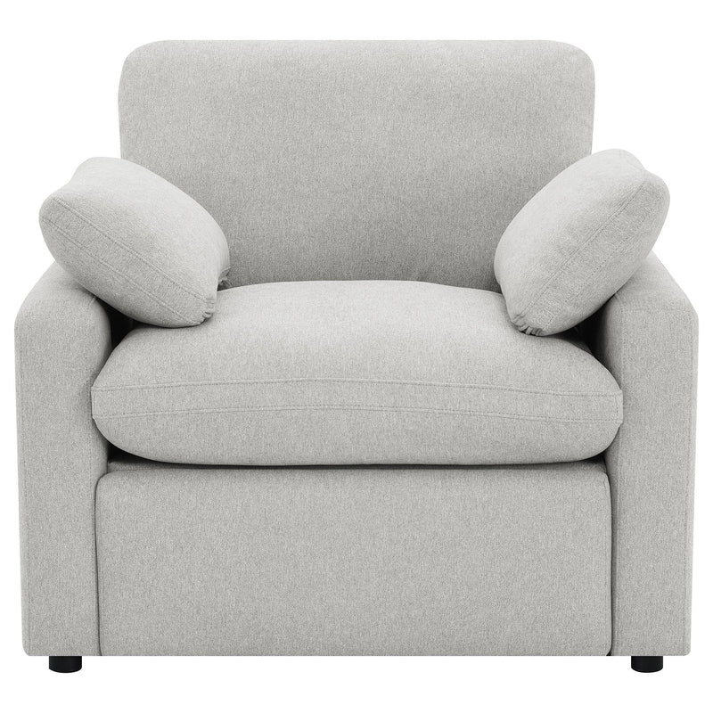  Coaster Furniture Collins 609563P Upholstered Power Recliner Chair - Grey IMAGE 13