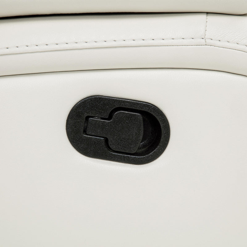  Coaster Furniture Camila 610248 Upholstered Motion Reclining Loveseat - White IMAGE 6