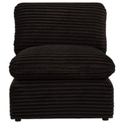  Coaster Furniture Collins 610350AC Modular Armless Chair - Chocolate Brown IMAGE 9