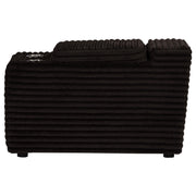  Coaster Furniture Collins 610350CON Upholstered Modular Storage Console - Chocolate Brown IMAGE 3