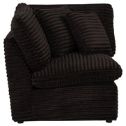  Coaster Furniture Collins 610350CRN Modular Corner Chair - Chocolate Brown IMAGE 6