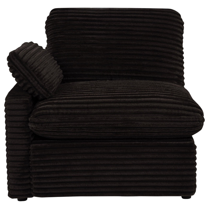  Coaster Furniture Collins 610350LRP Modular LAF Power Recliner - Chocolate Brown IMAGE 3