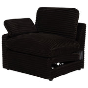 Coaster Furniture Collins 610350LRP Modular LAF Power Recliner - Chocolate Brown IMAGE 6