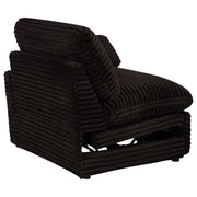  Coaster Furniture Collins 610350RRP Modular RAF Power Recliner - Chocolate Brown IMAGE 3