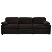  Coaster Furniture Collins 610351P Modular Power Sofa - Chocolate Brown IMAGE 10
