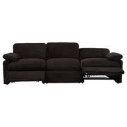  Coaster Furniture Collins 610351P Modular Power Sofa - Chocolate Brown IMAGE 9