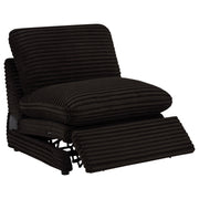  Coaster Furniture Collins 610351PT 5-Piece Power Reclining Home Theater Seating - Chocolate Brown IMAGE 11
