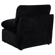  Coaster Furniture Collins 610360AC Modular Armless Chair - Black IMAGE 7