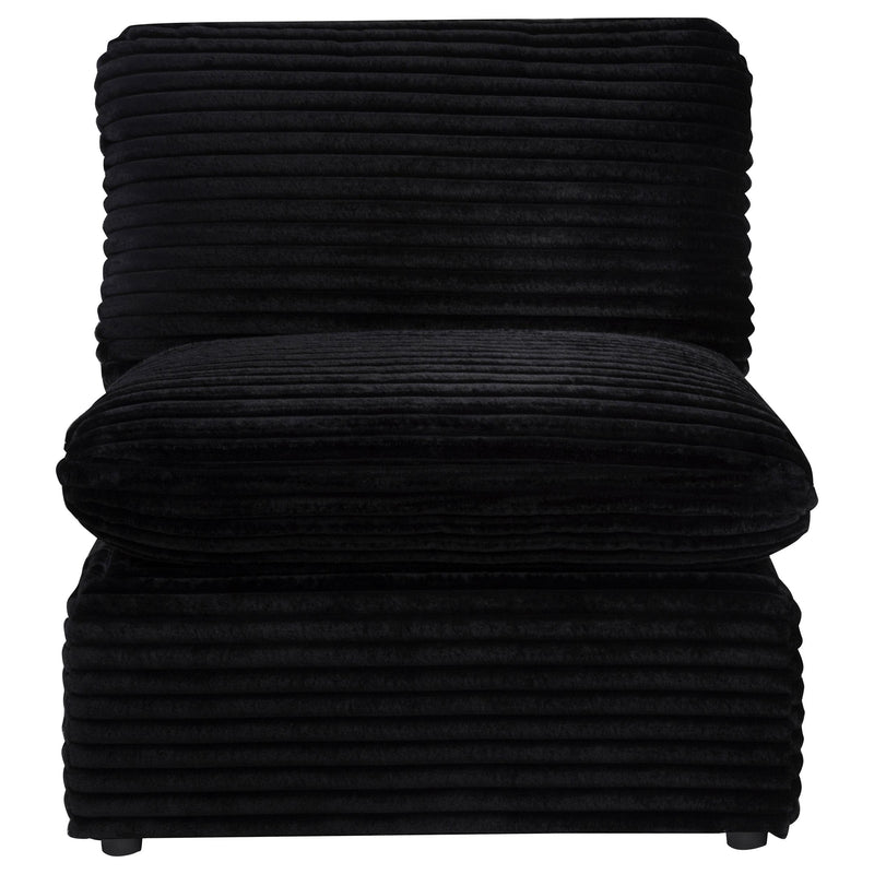  Coaster Furniture Collins 610360AC Modular Armless Chair - Black IMAGE 8