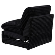  Coaster Furniture Collins 610360ARP Modular Power Armless Recliner - Black IMAGE 11