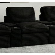  Coaster Furniture Collins 610360ARP Modular Power Armless Recliner - Black IMAGE 5