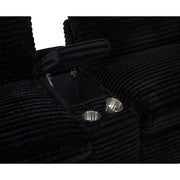  Coaster Furniture Collins 610360CON Upholstered Modular Storage Console - Black IMAGE 3