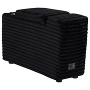  Coaster Furniture Collins 610360CON Upholstered Modular Storage Console - Black IMAGE 4