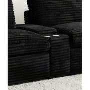  Coaster Furniture Collins 610360CON Upholstered Modular Storage Console - Black IMAGE 5