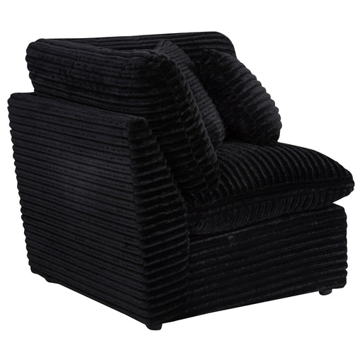  Coaster Furniture Collins 610360CRN Modular Corner Chair - Black IMAGE 1