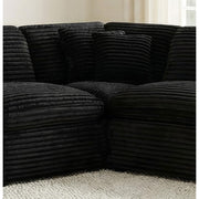  Coaster Furniture Collins 610360CRN Modular Corner Chair - Black IMAGE 4